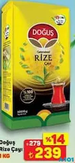 DOĞUŞ RİZE SİYAH ÇAY 1 KG fiyat ve kampanya bilgisi